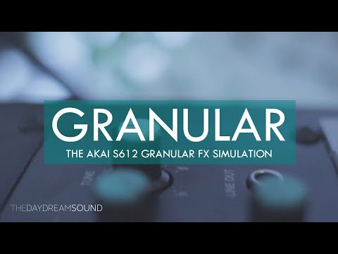 Granular Sampling Techniques With Akai S612 12bit Sampler