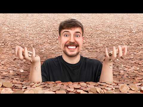Surprising my Friend's Dad with $21,000 Worth of Pennies in His Backyard