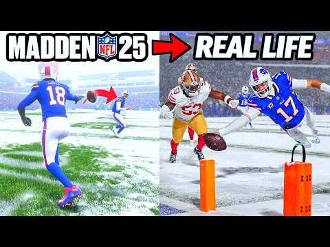 I Recreated TOP PLAYS From NFL Week 13 in Madden 25!