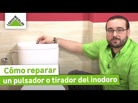 Part of a video titled Cómo reparar y sustituir tirador o polsador del inodoro - YouTube