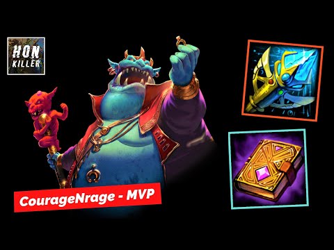 HoN King Klout STAFF OF THE MASTER with GRIMOIRE OF POWER - MVP