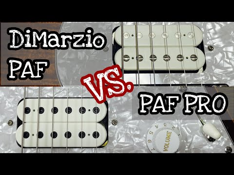 DiMarzio PAF VS. PAF PRO【Pickup Comparison】