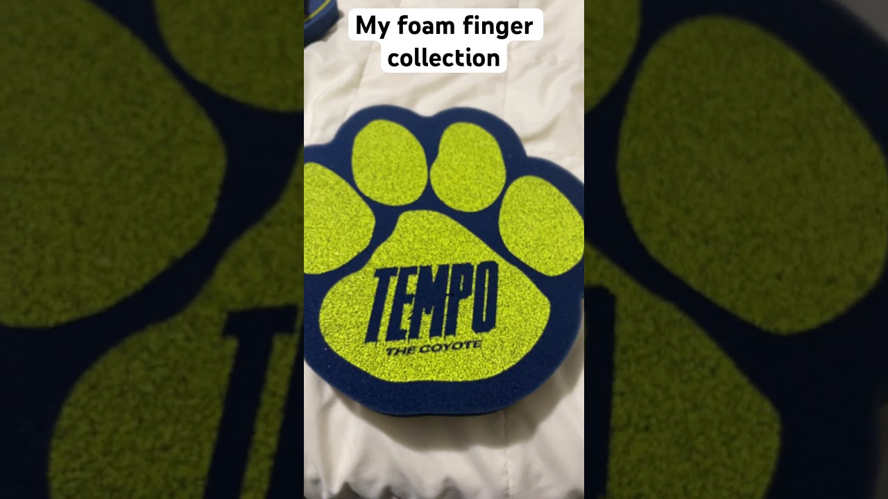 My foam finger collection