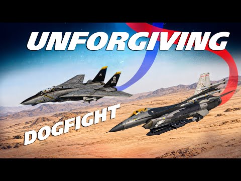 Unforgiving Dogfights | F-16C Viper Vs F-14B Tomcat | Digital Combat Simulator | DCS |