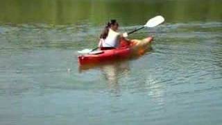 preview picture of video 'Mom and Daughter Kayaking Flatwater'