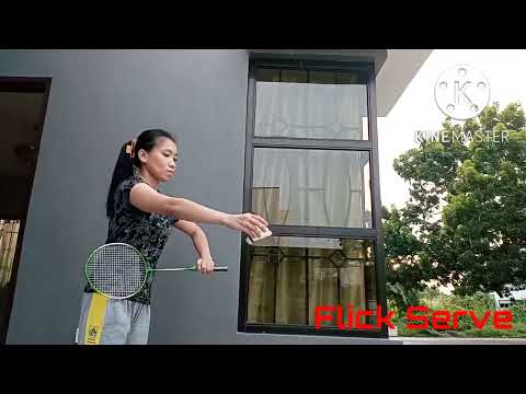 4 TYPES OF SERVE IN BADMINTON