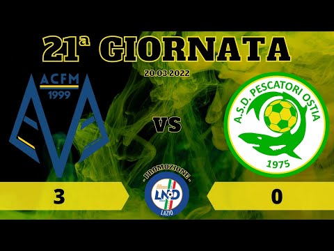 Promozione | 21ª Giornata | Fonte Meravigliosa-Pescatori Ostia 3-0