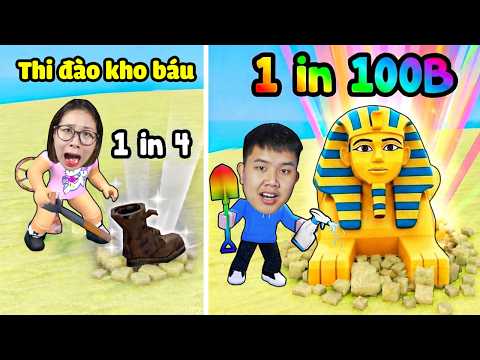 Thi Đào Và Làm Sạch Báu Vật Xem Ai Tìm Thấy Đồ Hiếm Đắt Tiền Nhất Cùng bqThanh & Ốc