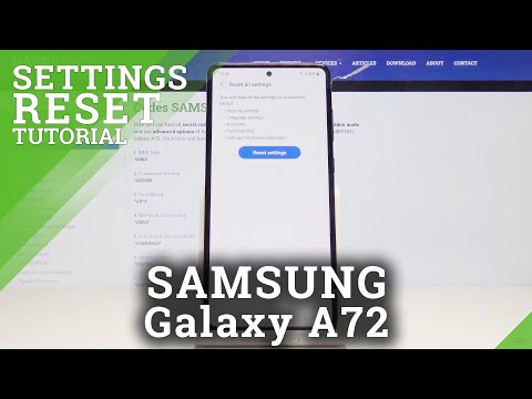 How to Reset Settings on SAMSUNG Galaxy A72 – Factory Reset
