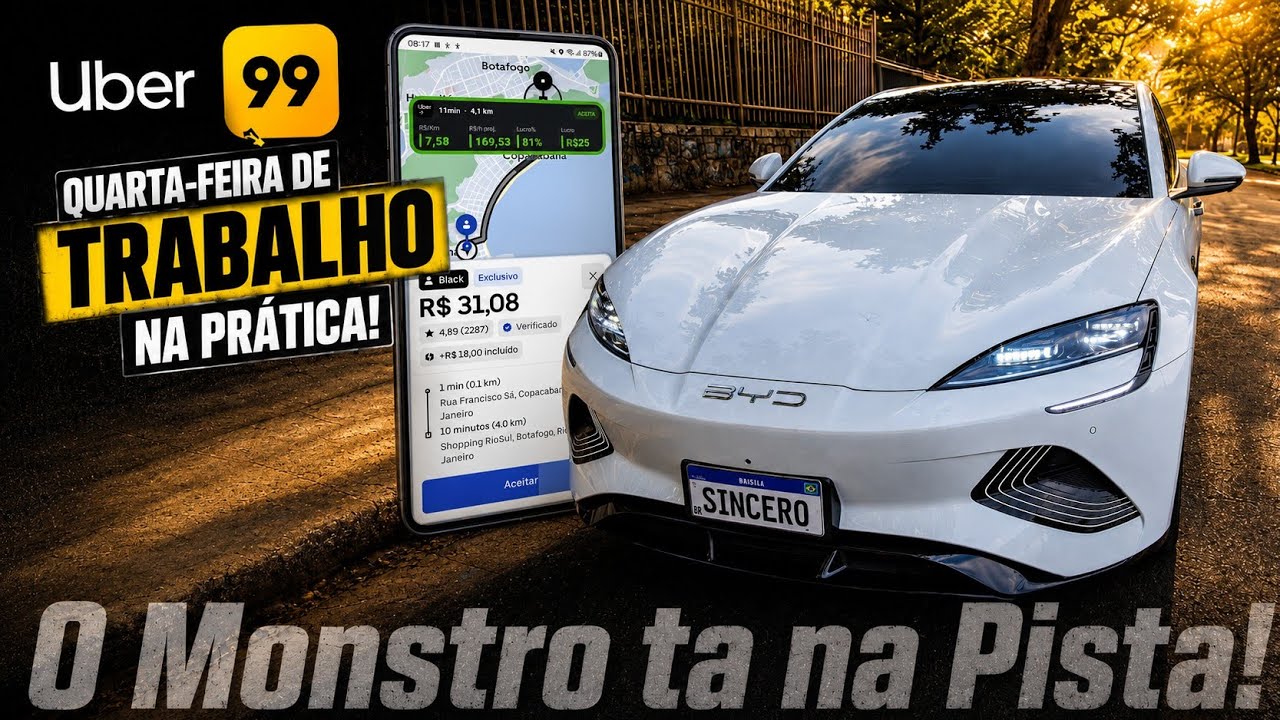 7 horas de Uber BLACK na Quarta Feira. Valeu a pena? #uber