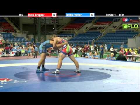 Cadet 195 - Jerek Cropper (Ohio) vs. Emilio Fowler (Kansas)