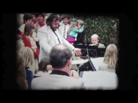 Die Einweihung der Reeser Marktpumpe im Jahr 1980