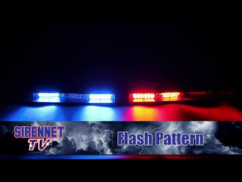 Flash Pattern: Star Lineum X Dual Color Split-Phantom Lightbar