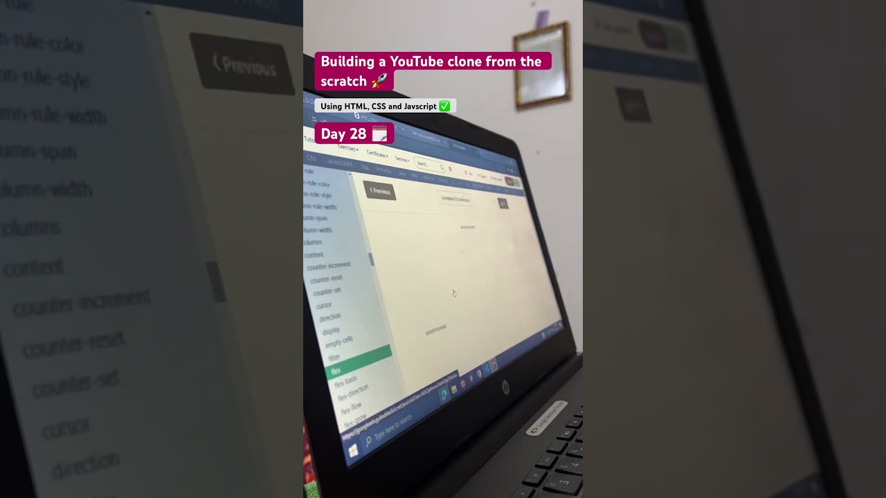 Day 28 ✅👨🏻‍💻🗓️ #scratchcoding #codingchallange #html #codingdays #development #study #challenge