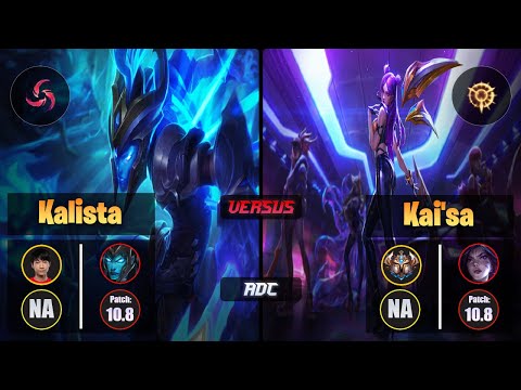 Cody Sun KALISTA (ADC) [Hail of Blades] VS KAI'SA - Challenger NA Patch 10.8