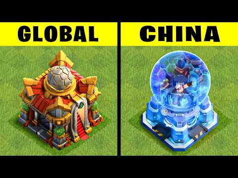 30 Differences Between Clash of Clans Global VS China