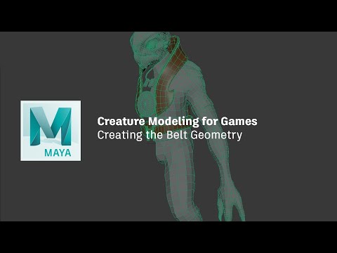 3D Creature Modeling for Games with Maya and ZBrush - Lesson 11 / 22