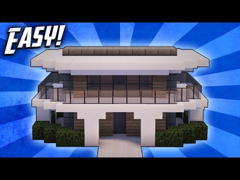 Minecraft: How To Build A Small Modern House Tutorial (#12)