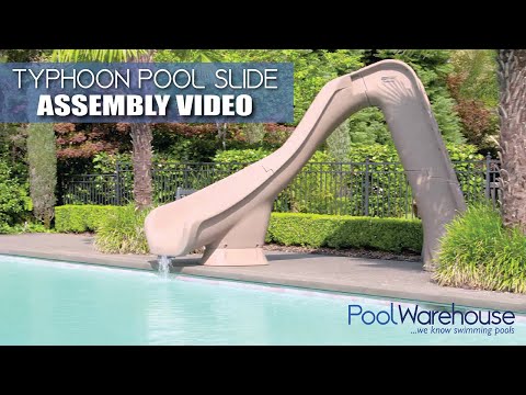 Typhoon Swimming Pool Slide Assembly Video by SR Smith