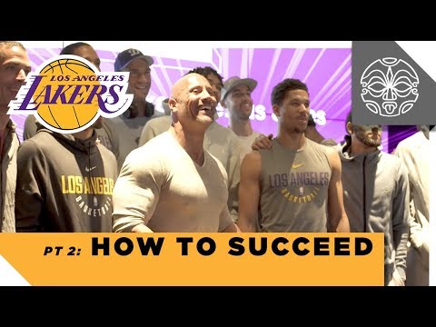 How to Succeed: The Rock’s Q&A with the Los Angeles Lakers - Part 2 Video