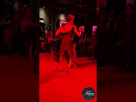 Eladia Cordoba & Andres Laza Moreno en  la noche de festejo por los 4 años de  Milonga Malena!!