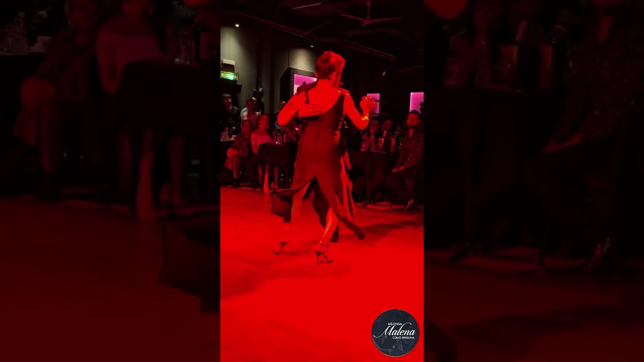 Eladia Cordoba & Andres Laza Moreno en  la noche de festejo por los 4 años de  Milonga Malena!!