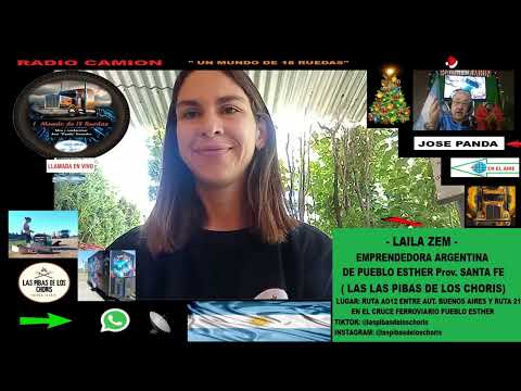 LAILA ZEMP EMPRENDEDORA ARGENTINA DE PUEBLO ESTHER SANTA FE  HISTORIA DE (LAS PIBAS DE LOS CHORIS)
