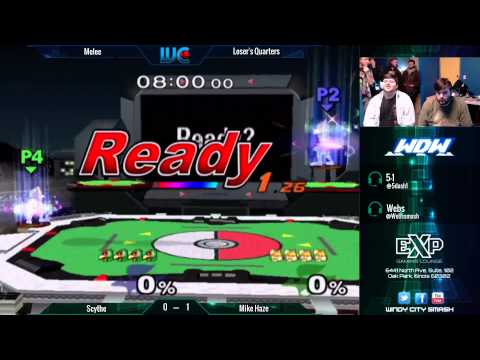 WDW 2/4/15 - Scythe (Falco) vs. Mike Haze (Fox) Melee Loser's Quarters