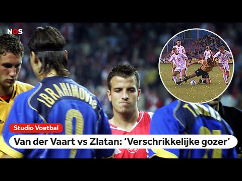 VAN DER VAART vs ZLATAN: 'Blijf het een VERSCHRIKKELIJKE GOZER vinden' | Studio Voetbal
