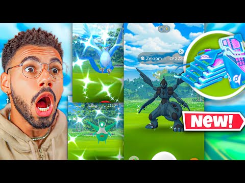 SHINY e LENDÁRIO de GRAÇA pra todos que fizerem esse EVENTO!! 😧😍😍 #pokemongo