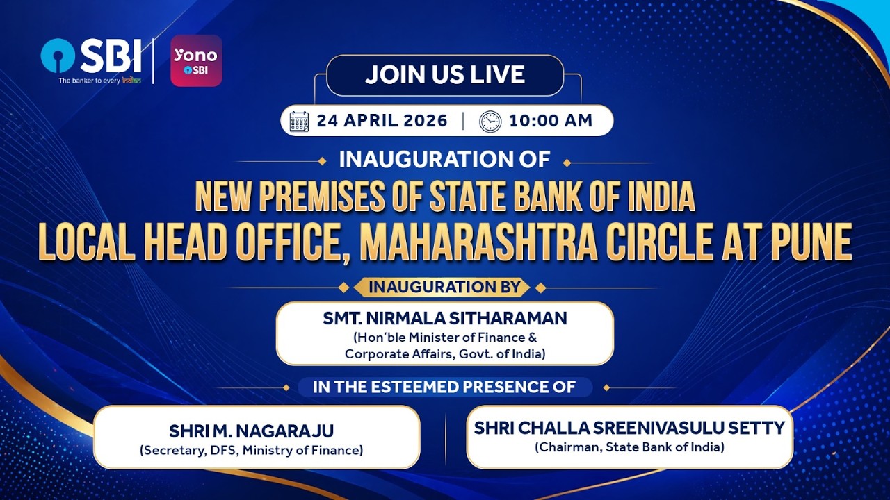 Inauguration of New Premises of SBI Local Head Office, Maharashtra Circle at Pune