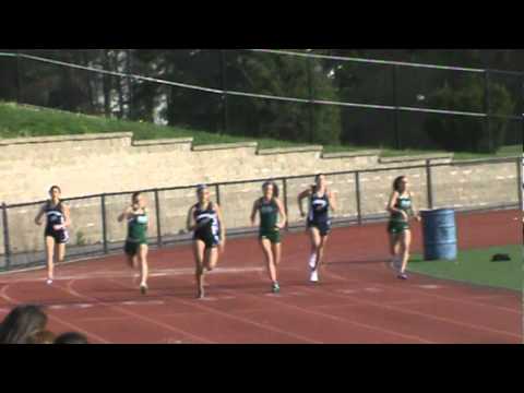 R14 MHS Girls spring track 2012 200 m Franklin and Mansfield
