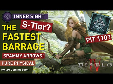 NEW S-TIER Rogue Build?【Precision Phys Barrage】pushing Pit 110 & deletes Ubers! (W.I.P) D4 Season 4