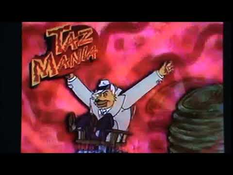 CMGUS VCR CLASSIC COMMERCIAL: TAZ MANIA WEEKDAYS! ON FOX 1994