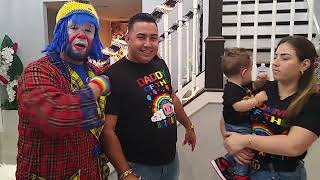 Payaso Pikorete celebrando el Cumpleaños de Liam en Orange City Fl Testimonio Review