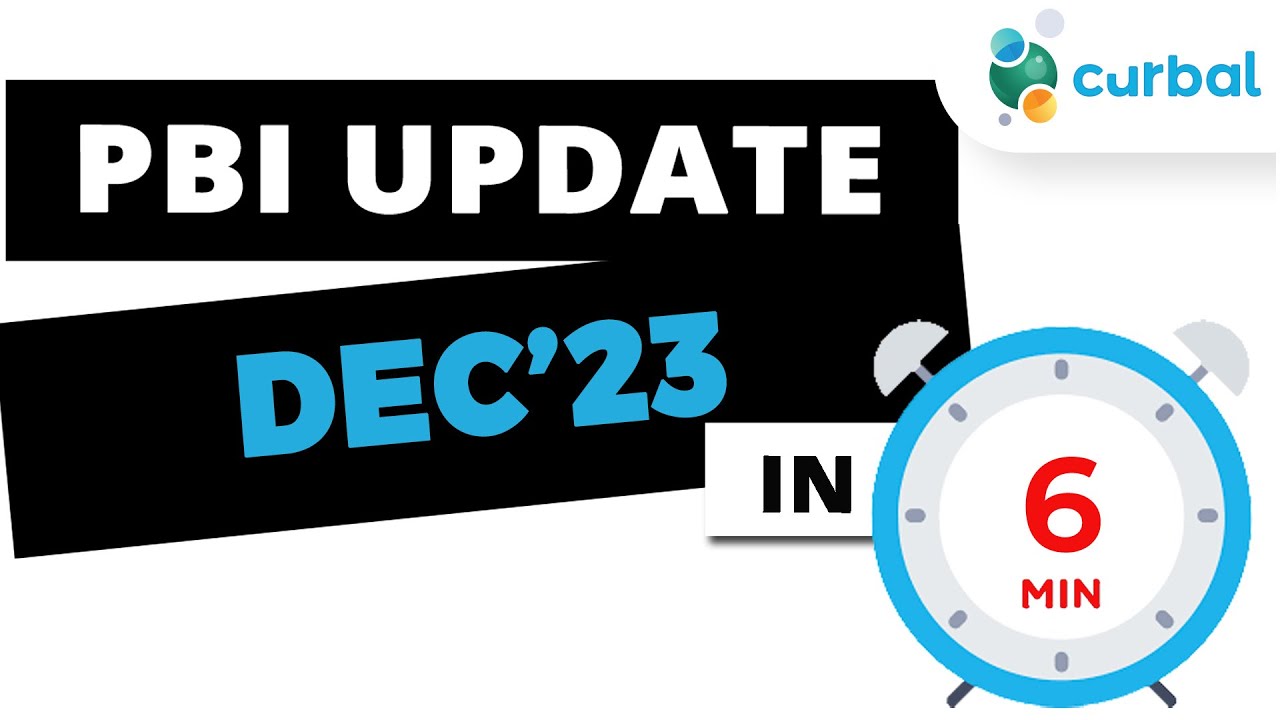 Power BI update for December 2023 in 6min