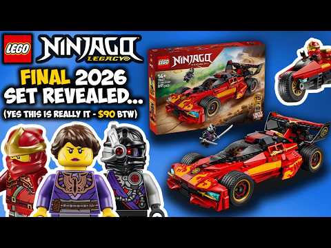 FINAL Ninjago Legacy 15th Anniversary Set REVEALED 🤨 X-1 Ninja Charger???
