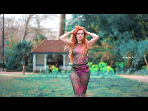 London Fashion Week Model Inga Catwalk wearing Rainbow dress 2