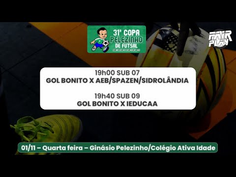 COPA PELEZINHO | Gol Bonito SUB07 e SUB09