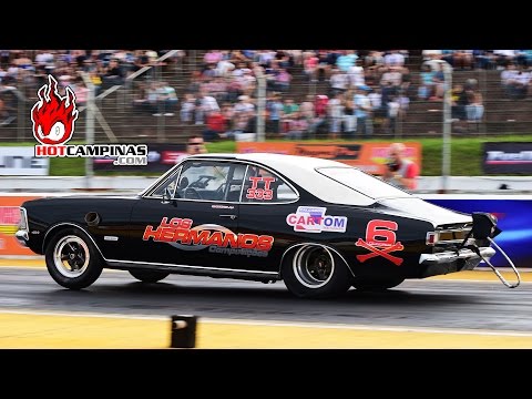 Opala Turbo Los Hermanos  Beliscando o Recorde da Traseira Turbo