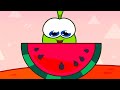 Om Nom Geschichten Knabbern Nom Wassermelonen Bauernhof Animierte Kurzfilme Cartoon