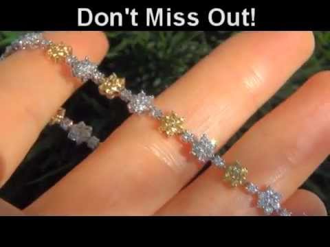 YELLOW SAPPHIRE & DIAMOND BRACELET