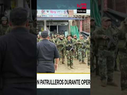 Madre de Dios: atacan a policías y queman patrullero en operativo