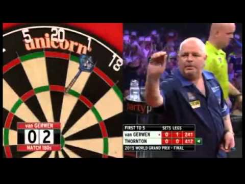 2015 World Grand Prix Final van Gerwen vs Thornton  pt 1
