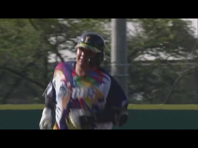 【ファーム】ライオンズ・渡部 ライトスタンドへソロホームランを放つ!! 2021/8/1 L-M(ファーム)