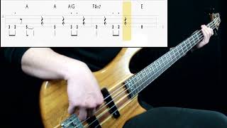 Prince &amp; The Revolution - Raspberry Beret (Bass Cover) (Play Along Tabs In Video)