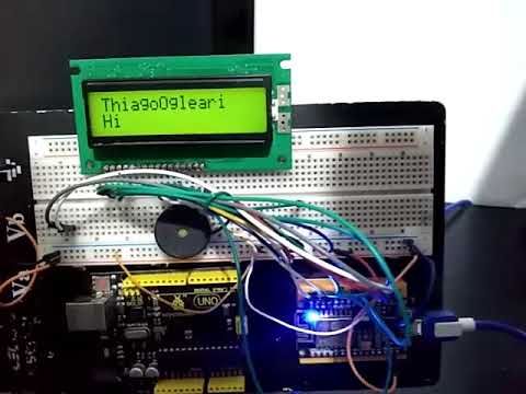 LCD Display receiving messages from TELEGRAM