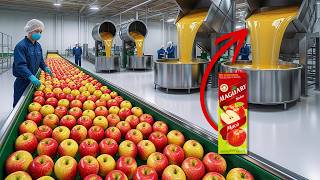 Como o SUCO de MAÇÃ é feito - Processo Industrial