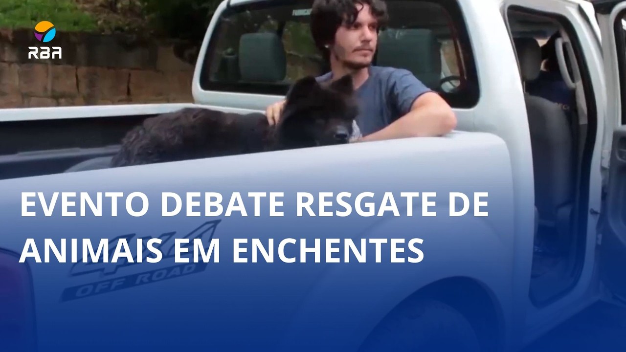 Evento em Agronômica debate resgate de animais em enchentes