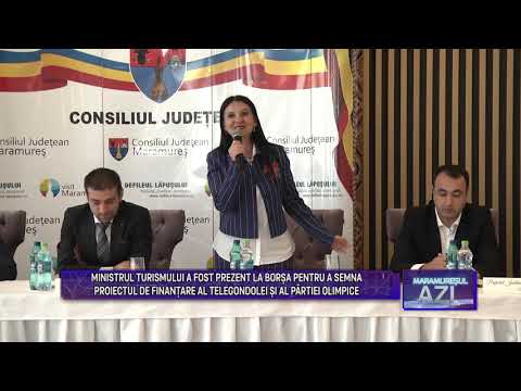 MARAMURESUL AZI P2   PROIECTUL DE FINANȚARE AL TELEGONDOLEI ȘI AL PÂRTIEI OLIMPICE SEMNAT LA BORSA
